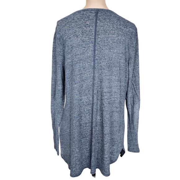 Dark Grey Gray Mossimo XXL Long Sleeve Top - Picture 2 of 6